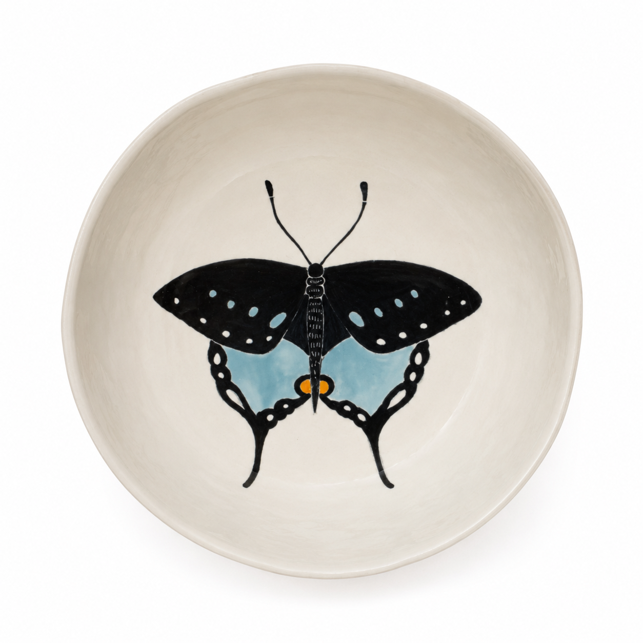 Large Snack Bowl Butterfly 5