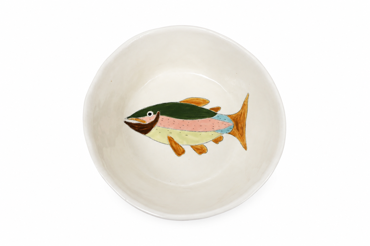 Large Snack Bowl Fish 4