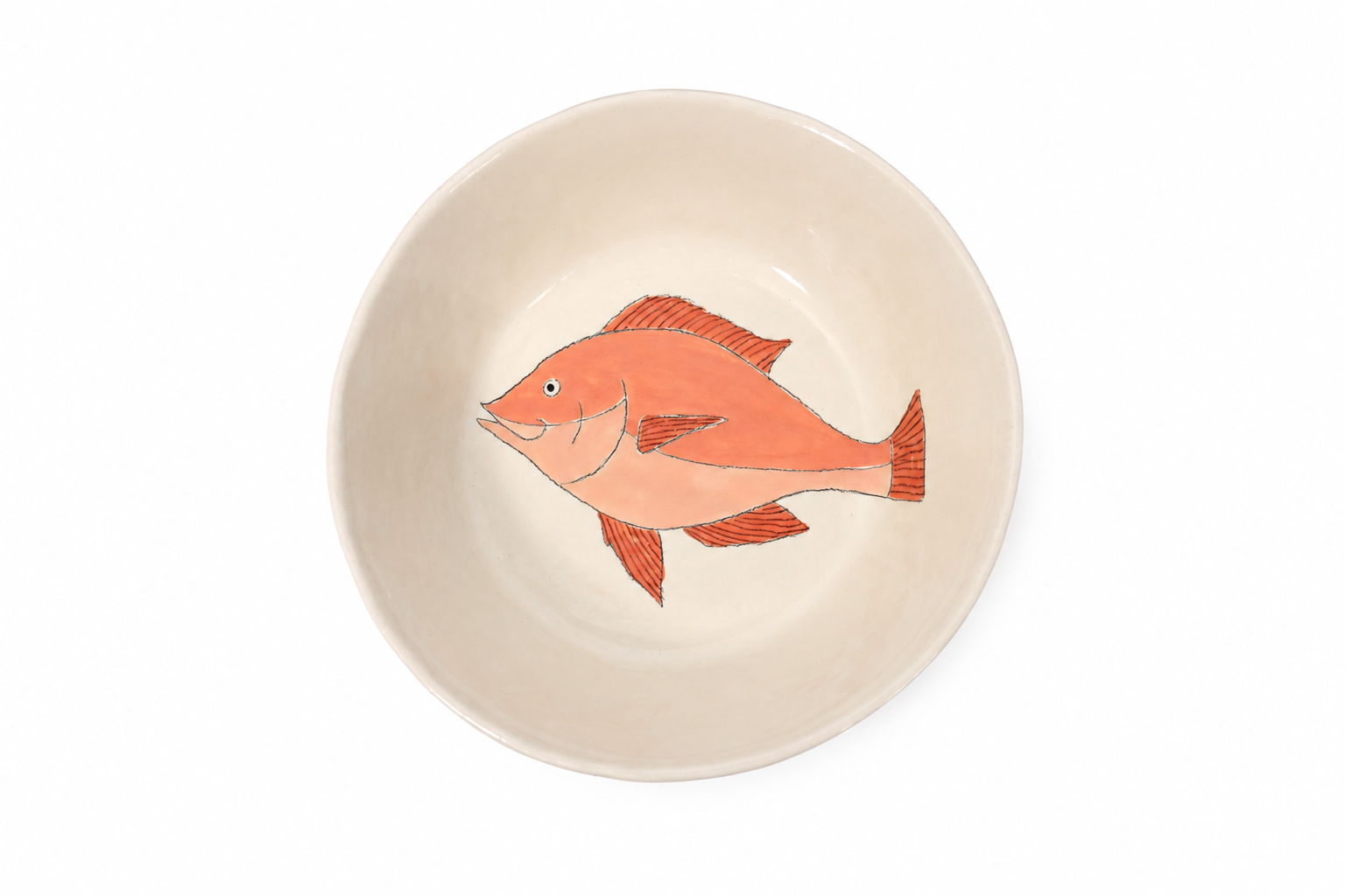 Large Snack Bowl Fish 3