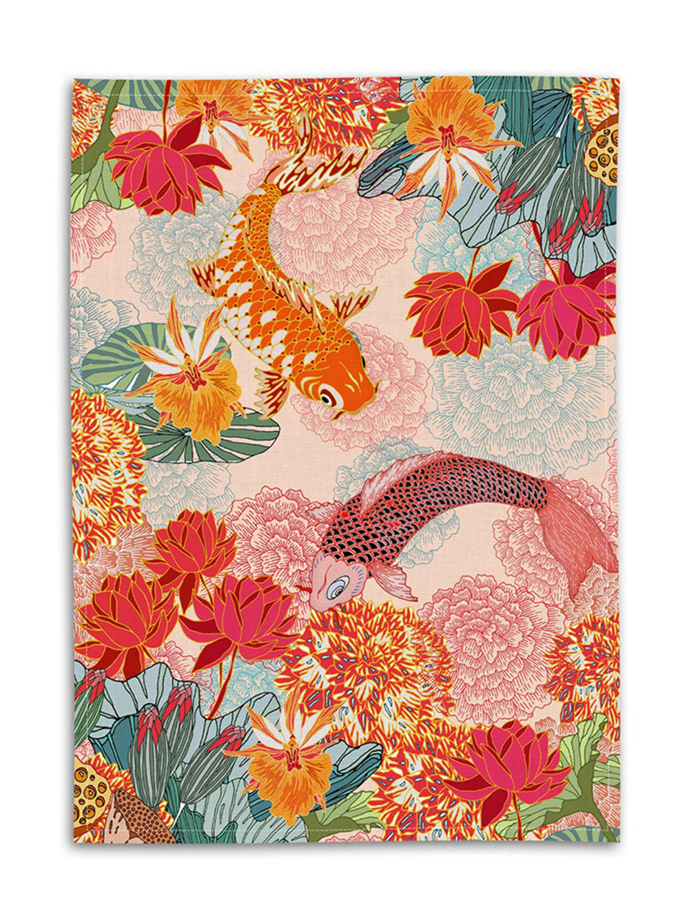 Tea Towel Lotus