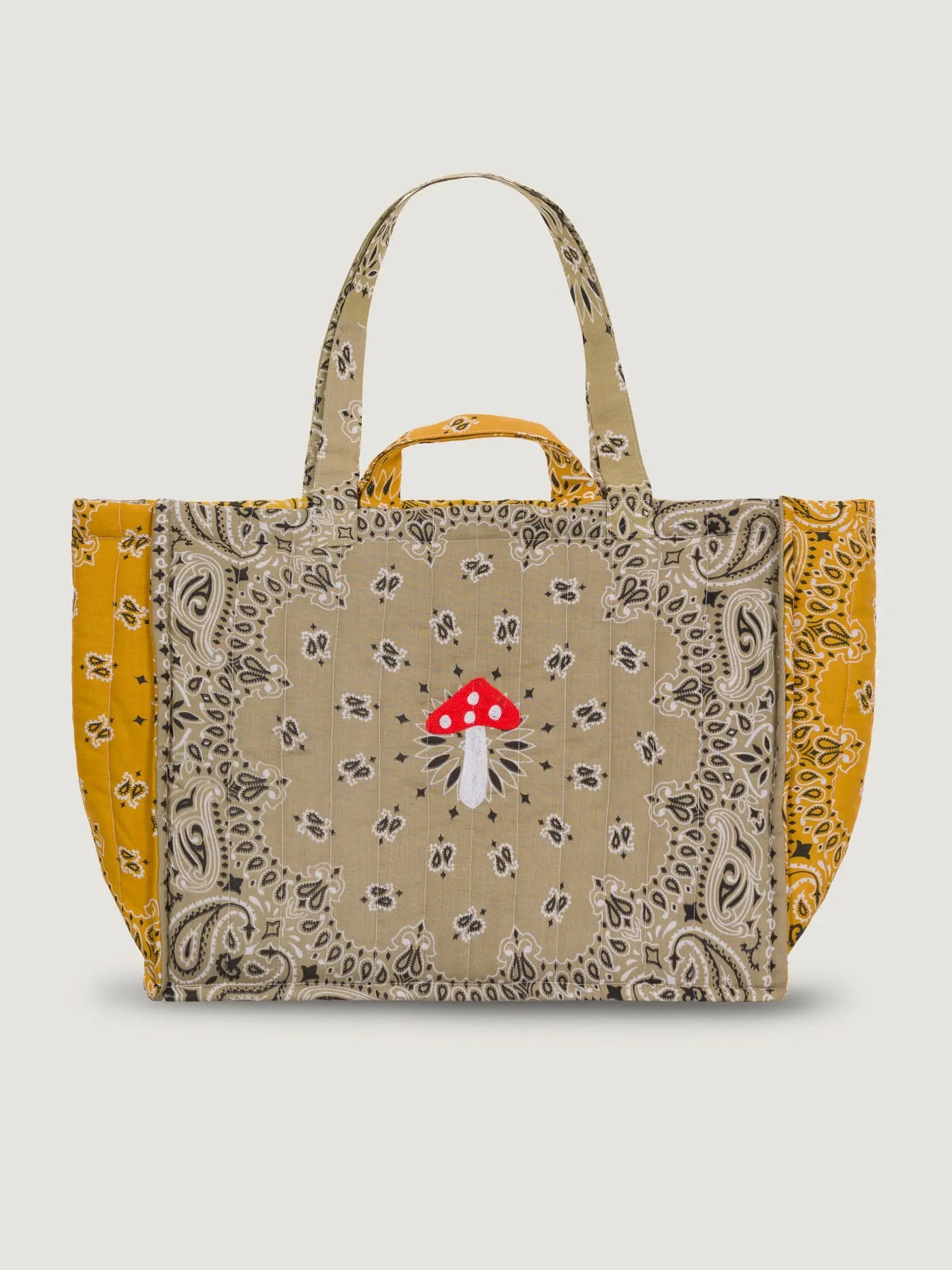 Maxi Cabas Champignon Tote Beige