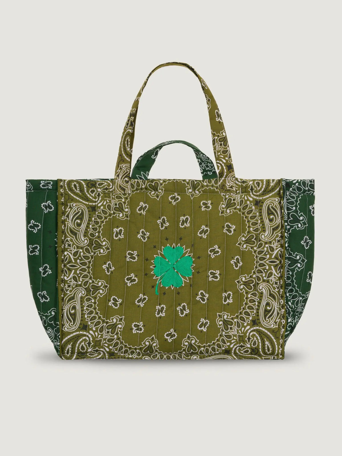 Maxi Cabas Trefle Tote Bronze