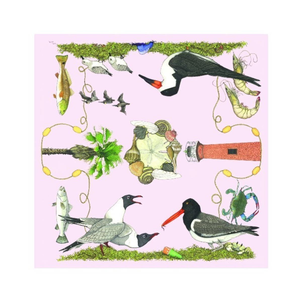 Kerr Chief Pocket Square Gulf Coast Coquina