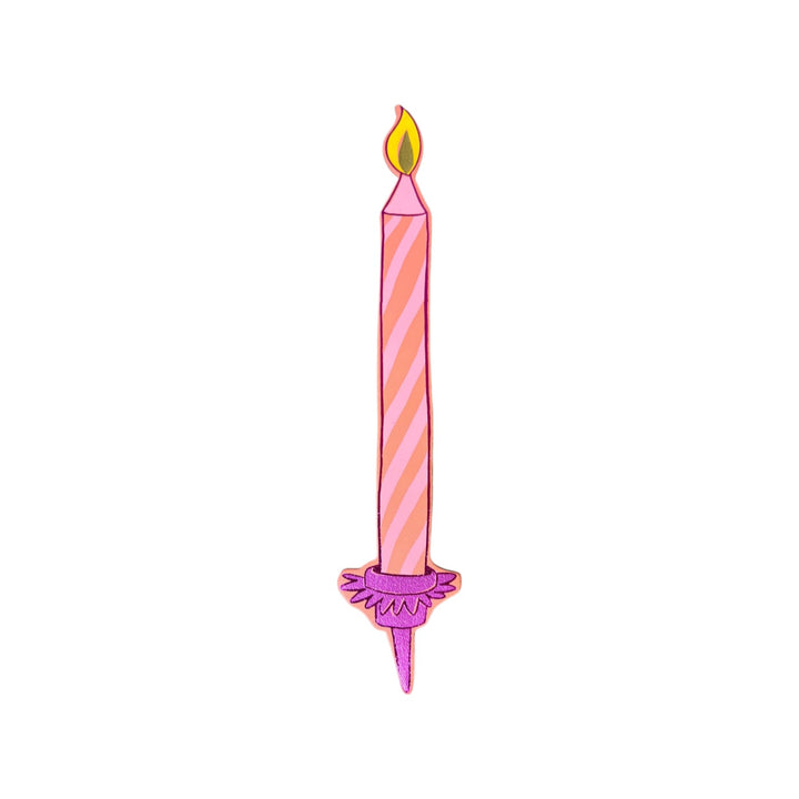 Birthday Bookmark Apricot