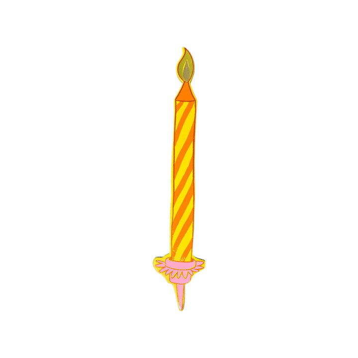 Birthday Bookmark Buttercup Yellow
