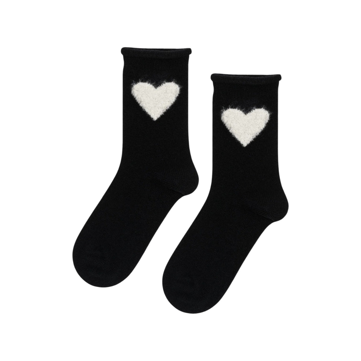 Socks Love Cashmere Crew Black