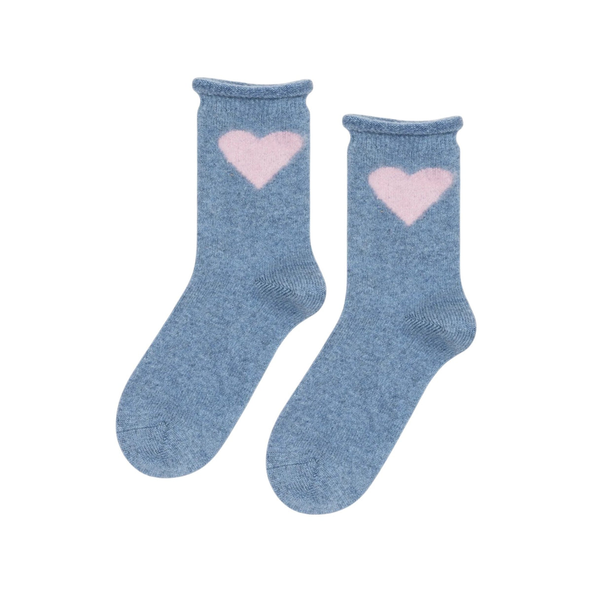 Socks Love Cashmere Crew Denim