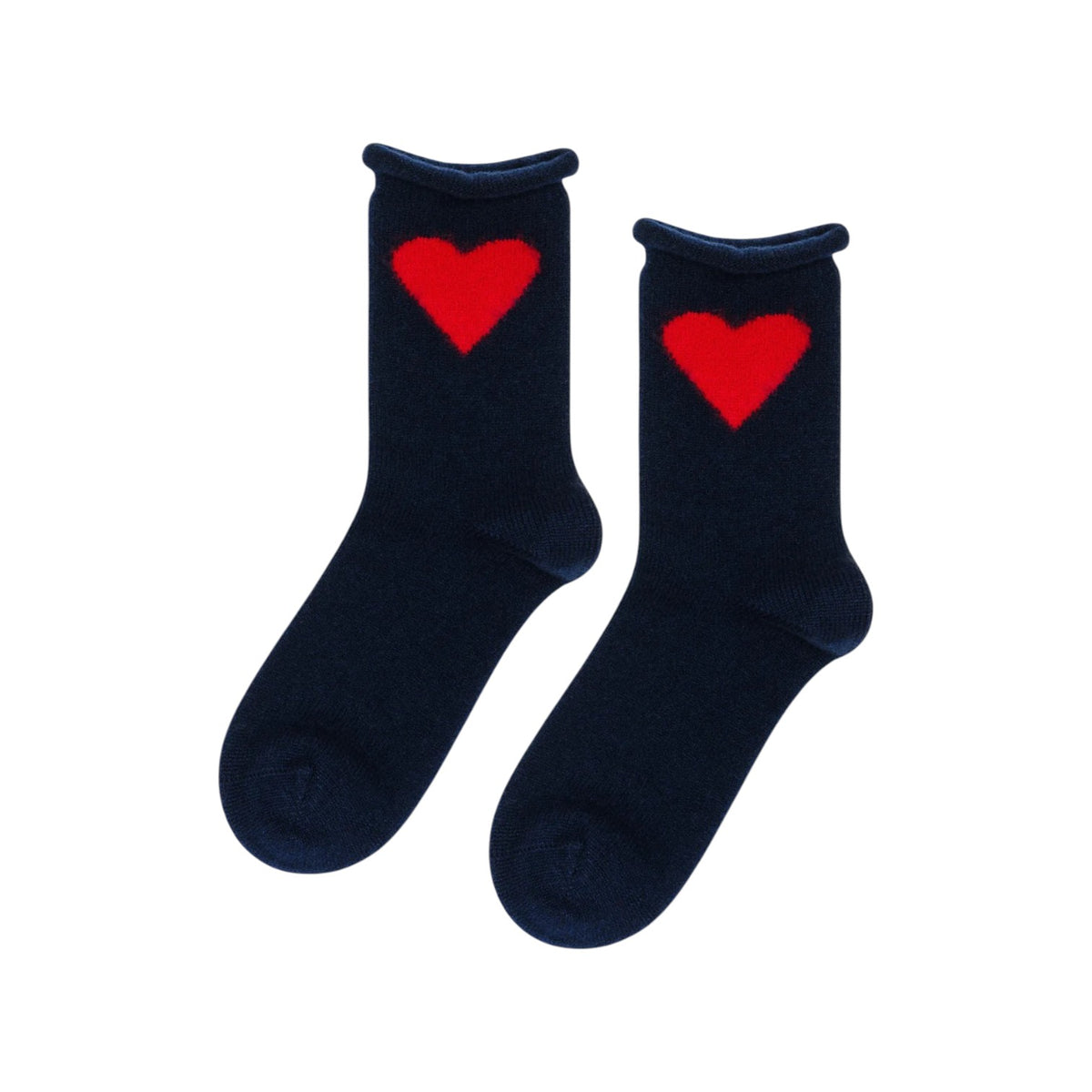 Socks Love Cashmere Crew Navy