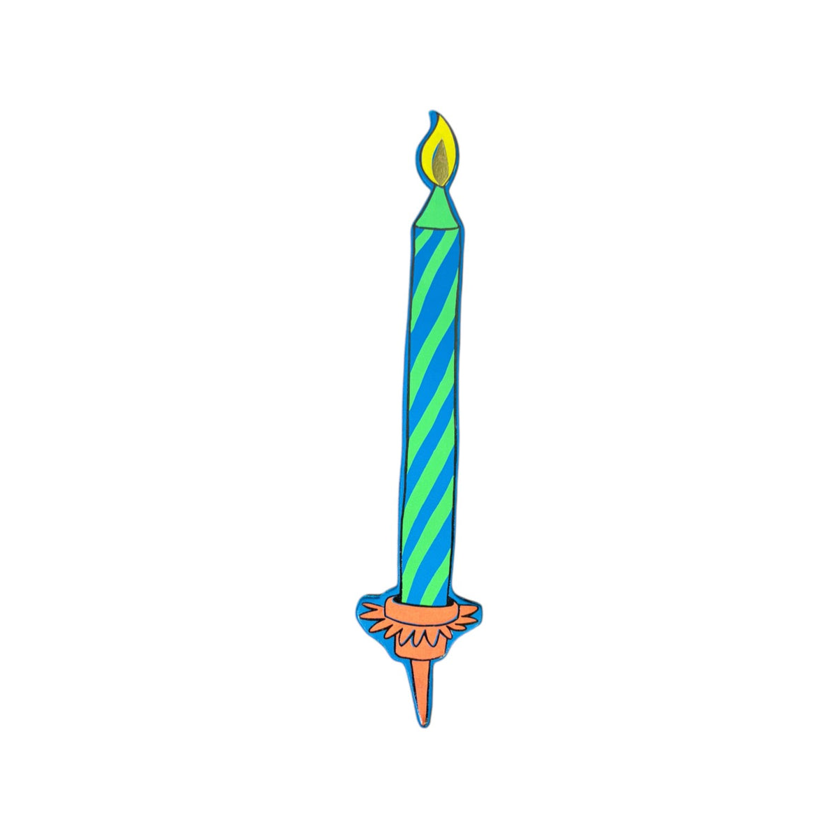 Birthday Bookmark Turquoise