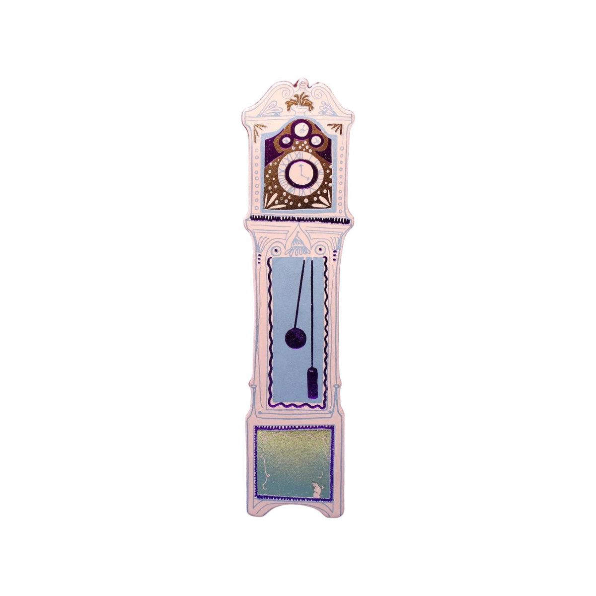 Bookmark Clock Pale Pink