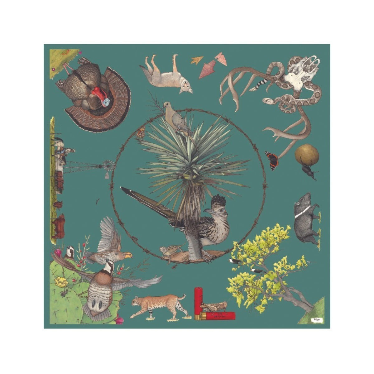 Kerr Chief Pocket Square South Texas Sacahuista