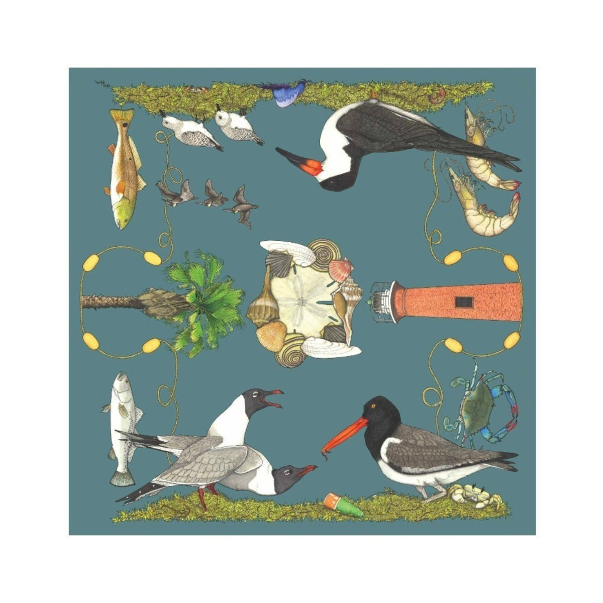 Kerr Chief Pocket Square Gulf Coast Abismo
