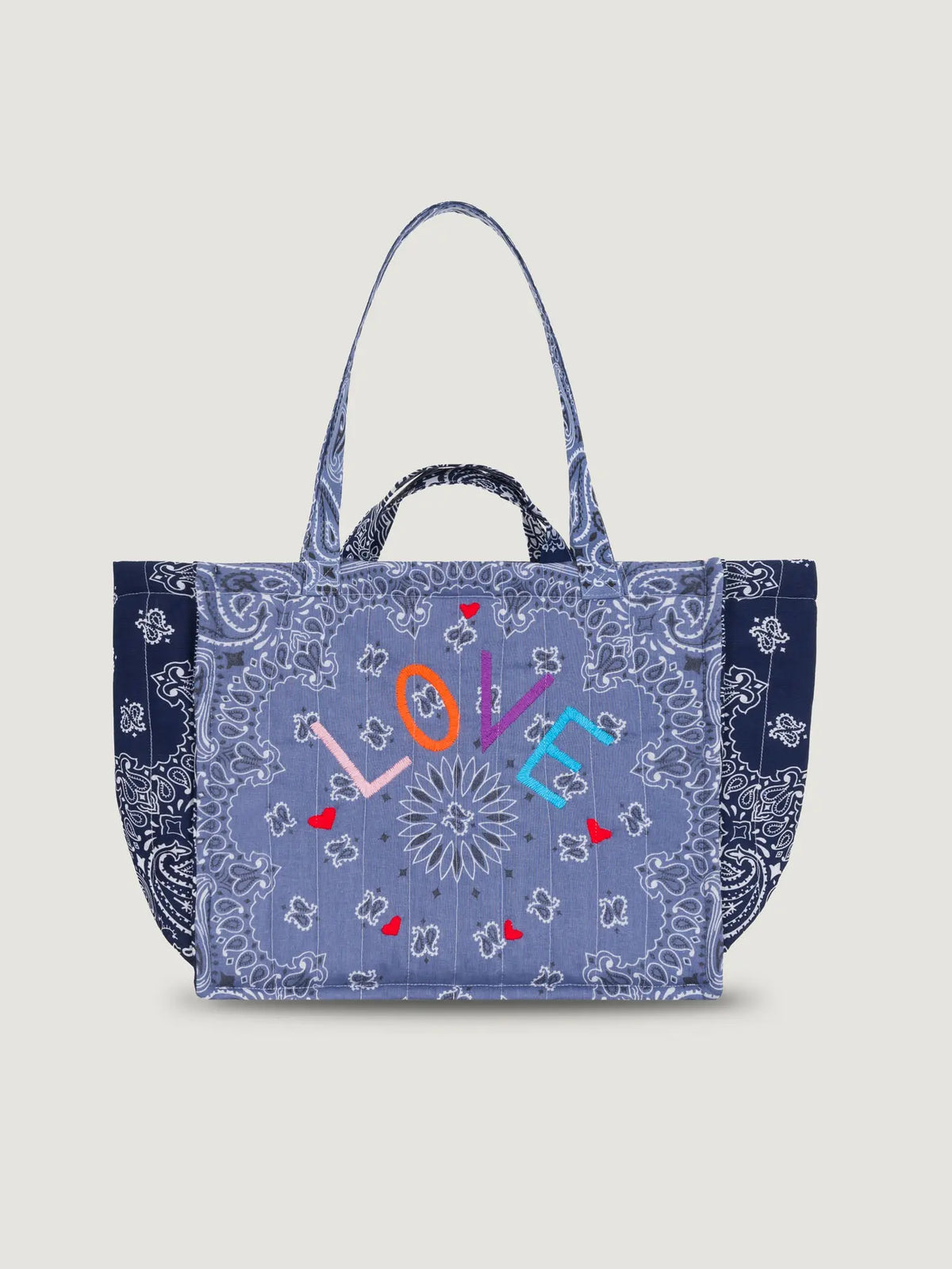 Moyen Cabas Love Tote Chambray