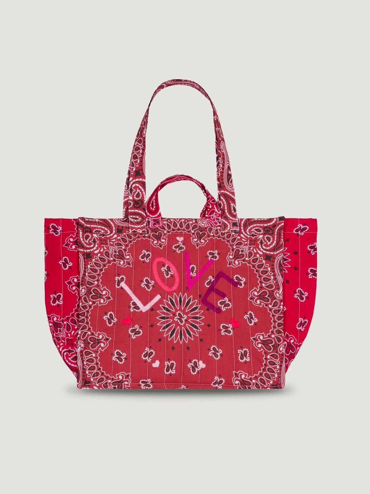 Moyen Cabas Love Tote Vintage Red