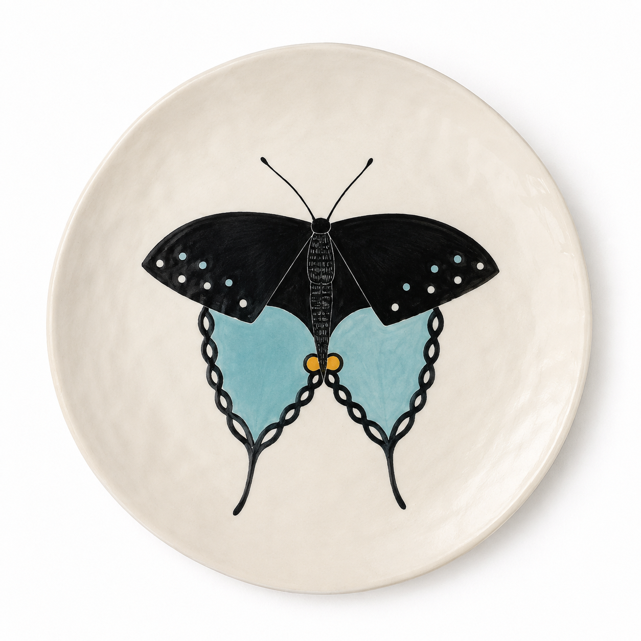 New Large Round Platter Butterfly 2