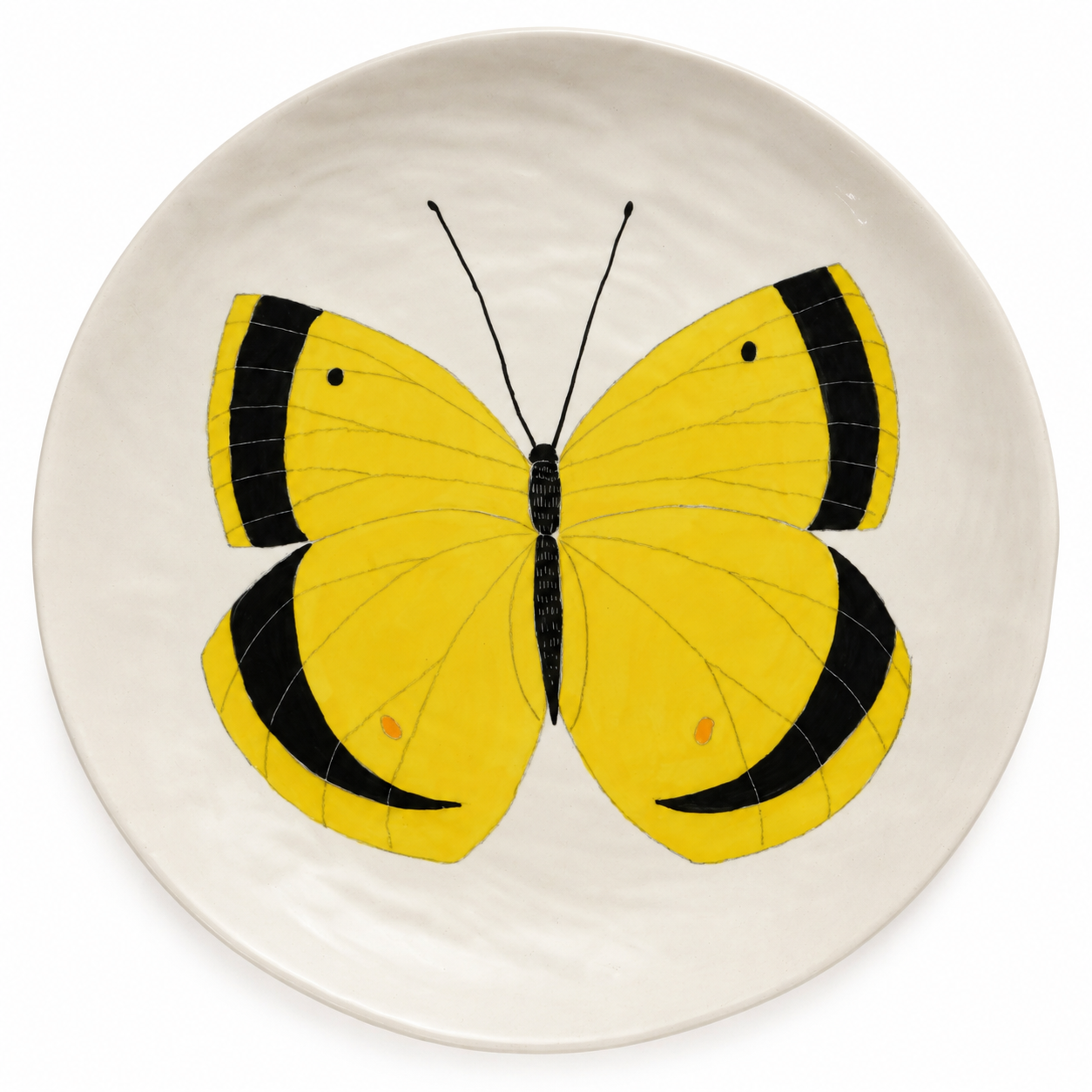 New Large Round Platter Butterfly 3