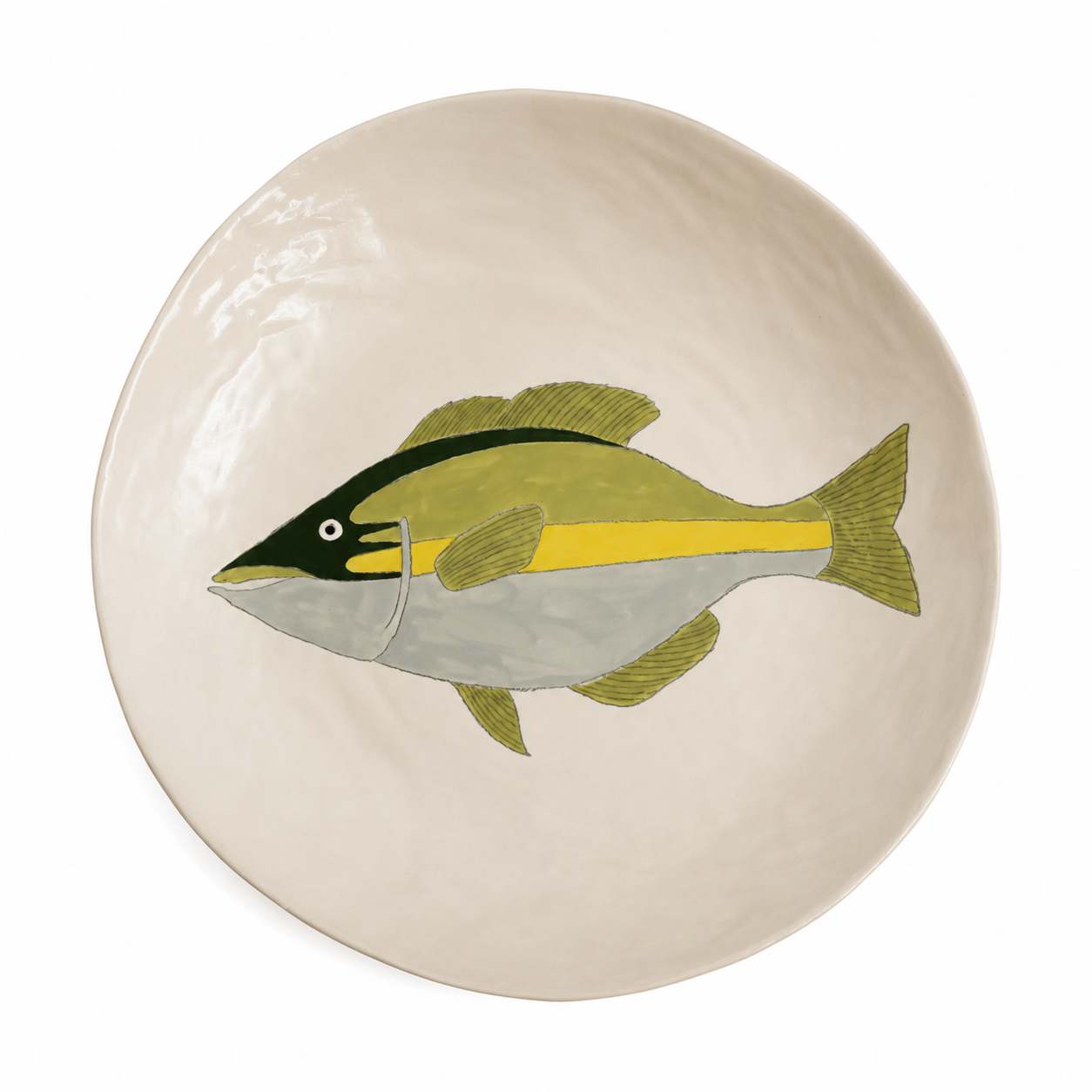 New Large Round Platter Fish 1