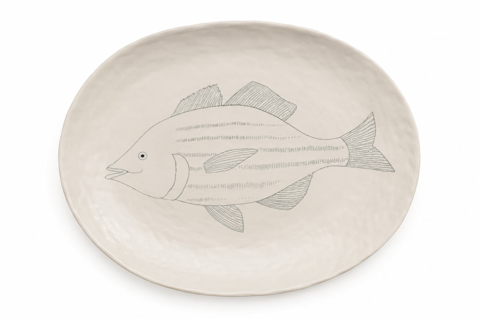 New Large Round Platter Fish 2