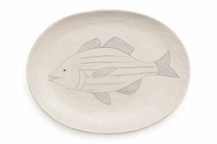 New Large Round Platter Fish 2