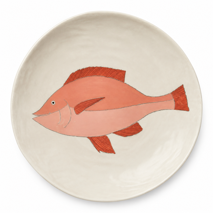 New Large Round Platter Fish 5