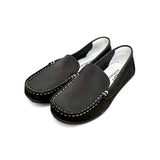 Art Navy Blue Nubuck Leather Loafers