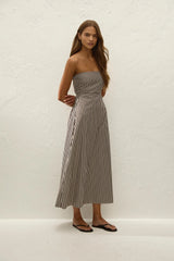 Casimiro Midi Dress Rita Stripe Port