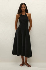 Dress Valencia Black Broderie