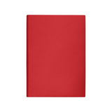 The Tiny Finch red Soho notebook handcrafted from cross grain calf skin leather with a textured finish.