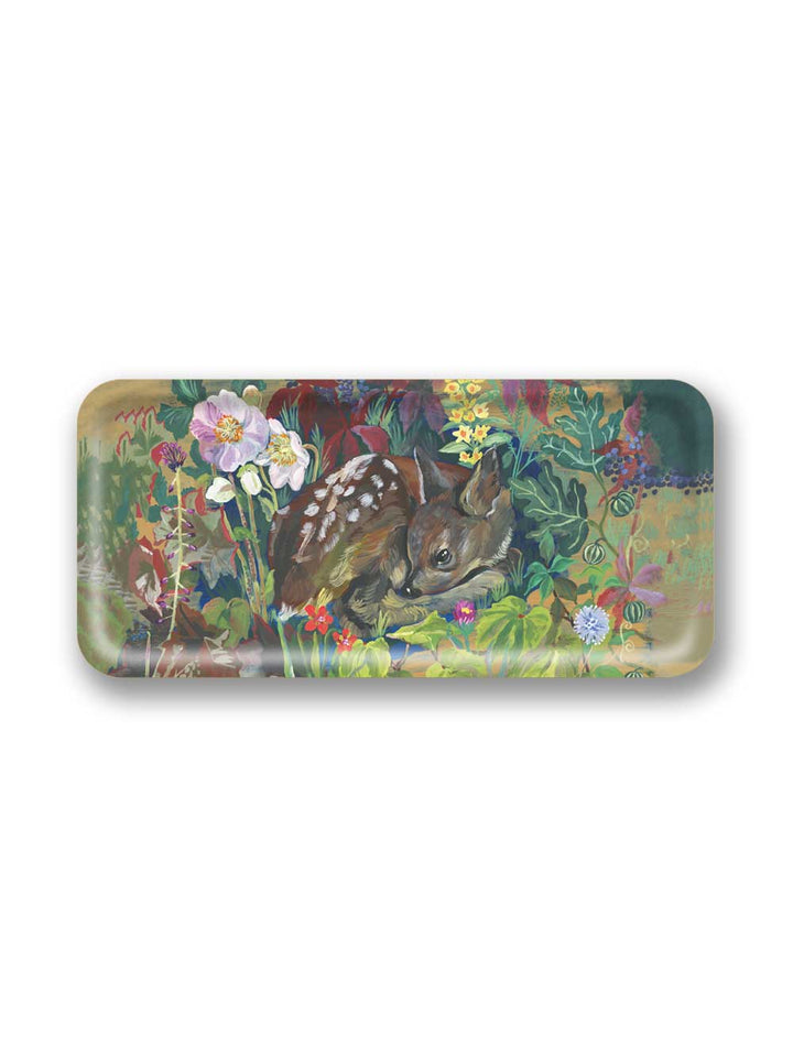 Small Narrow Tray Sleepy Bambi