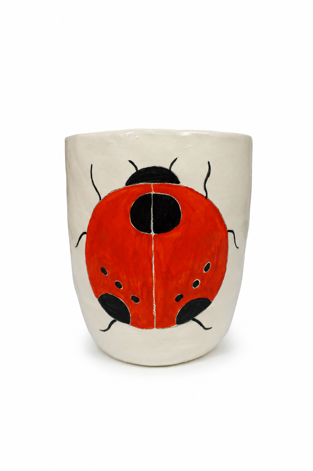 Small Vase Ladybug 1