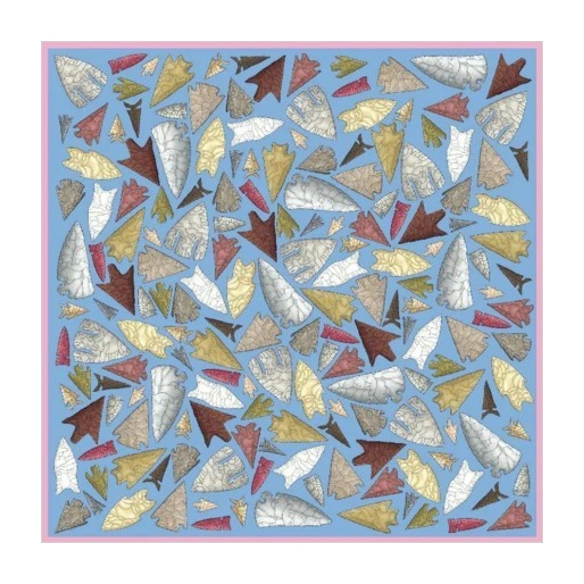 Kerr Chief Silk Scarf Texas Cache Andice