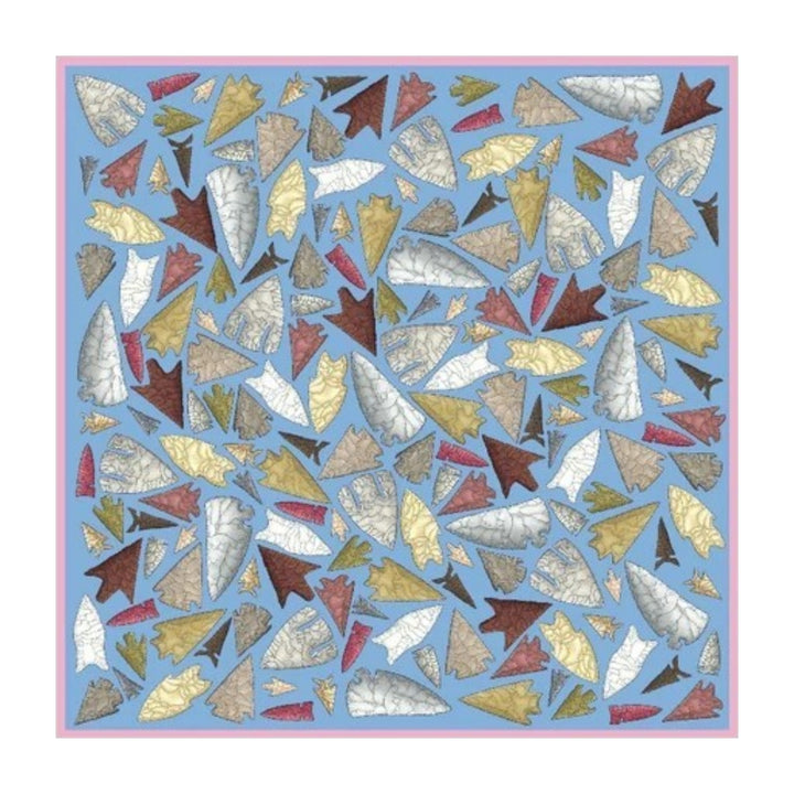 Kerr Chief Silk Scarf Texas Cache Andice