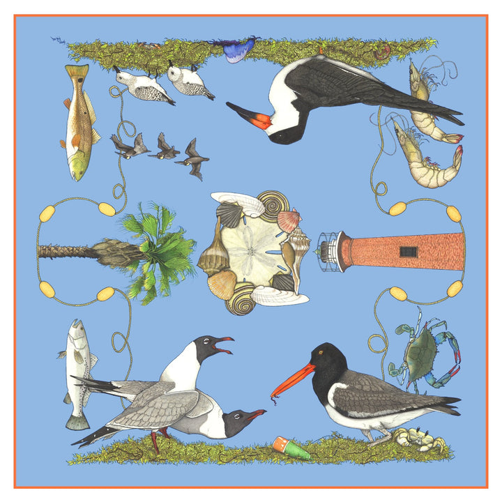Kerr Chief Scarf Kingfisher