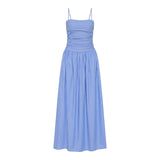 Portlligat Dress Blue Stripe
