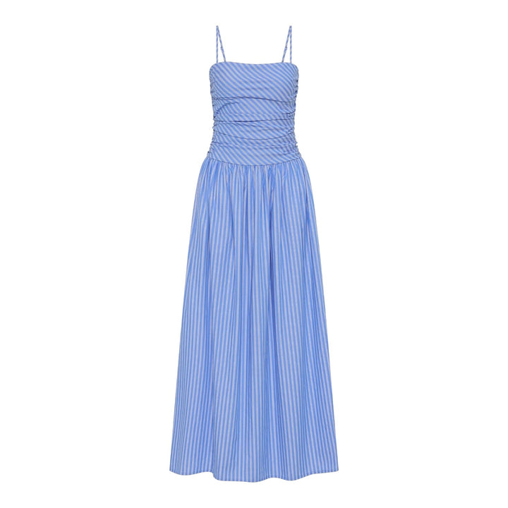 Portlligat Dress Blue Stripe