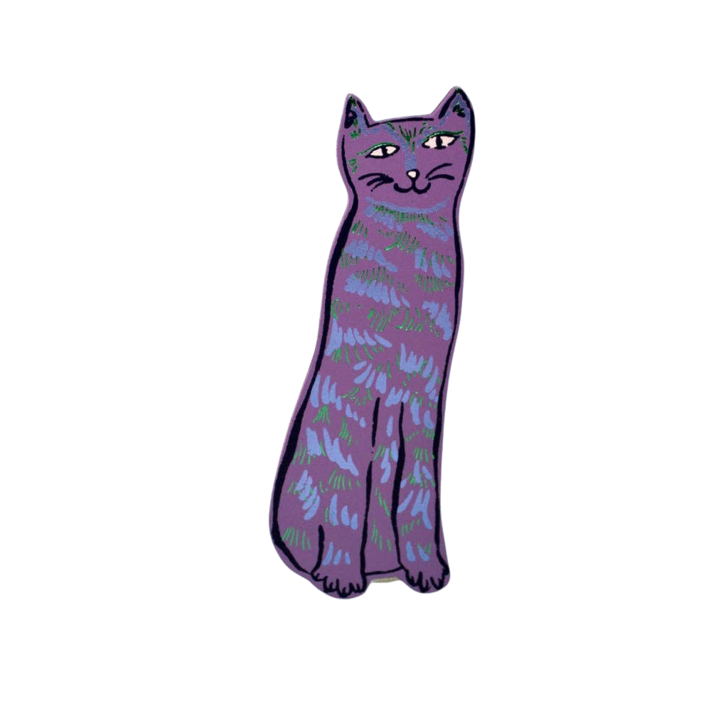 Cat Tails Bookmark Lilac