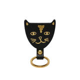 Cat Head Key Fob: Black