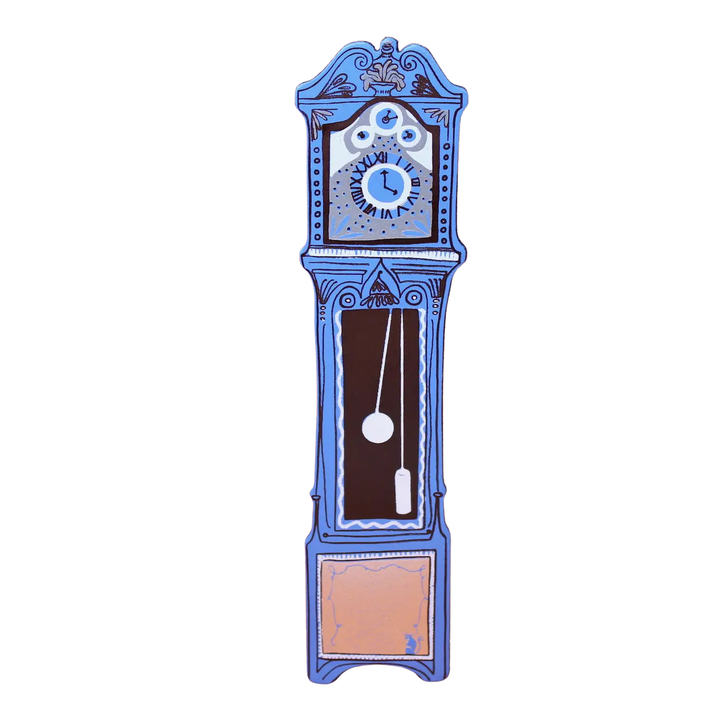 Clock Bookmark Cornflower