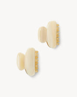 Twin Clips Alabaster