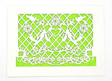 Papel Picado - Blank: Dark Blue / A2