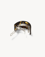 French Pony Barrette in Dark Tortoise
