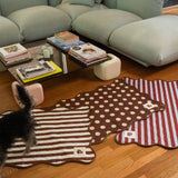 Reusable Pet Pad Brown Stripe