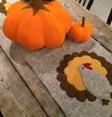 Hand Felted Turkey Runner