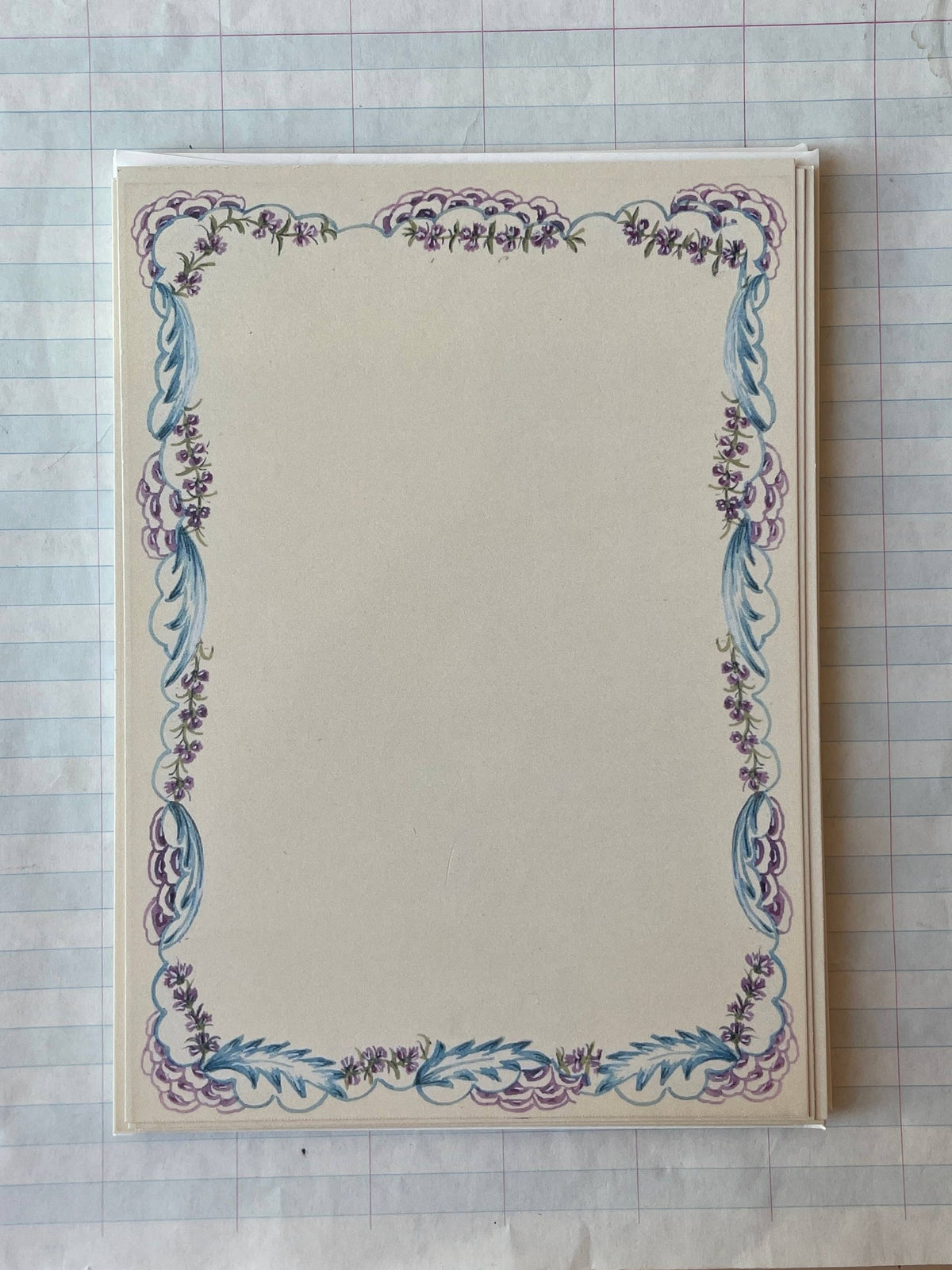 French Menu Stationery Set I: 8