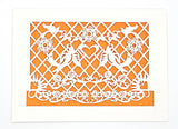 Papel Picado - Blank: Red / A2