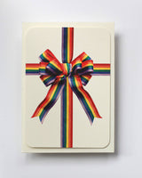 Rainbow Bow Greeting Card | Birthday Card | Luxury Cards