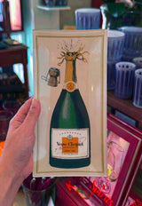 Decoupage Tray Veuve