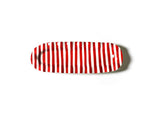 Red Stripe Ruffle Skinny Tray