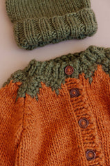 Pumpkin Cardigan 12-24m
