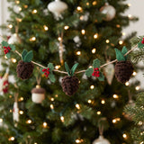 Hand Felted Pinecone Garland